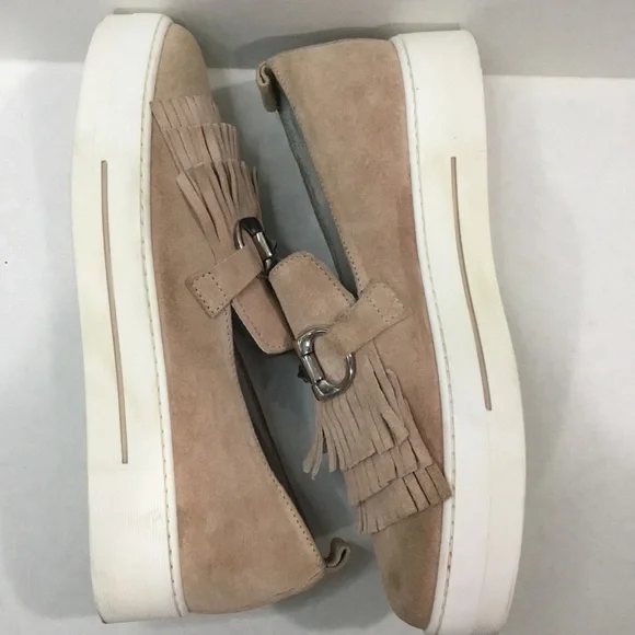 Louisa Suede Loafers/Flats  With Silver Buckle - Picture 8 of 12